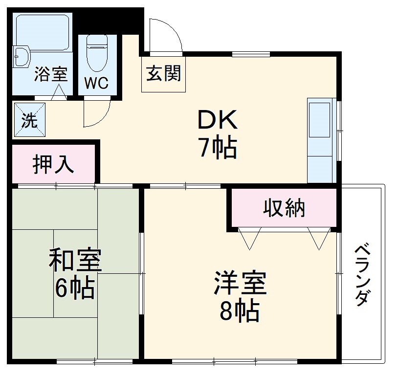 パリム・テラの間取り