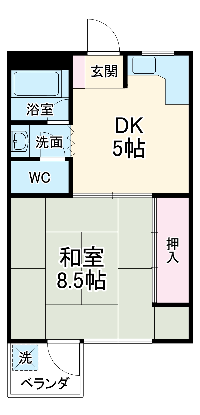 末廣第二ビルの間取り