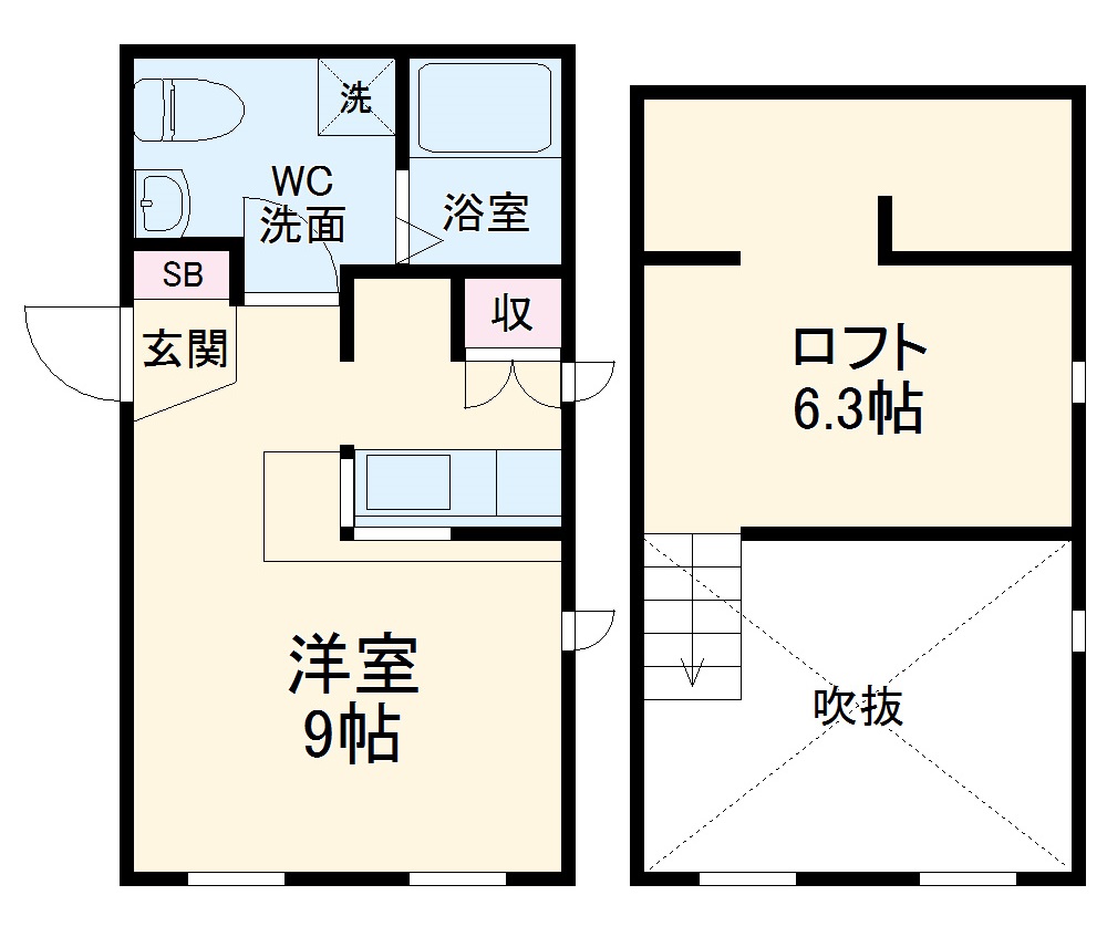 プリマジャパン壱番館の間取り