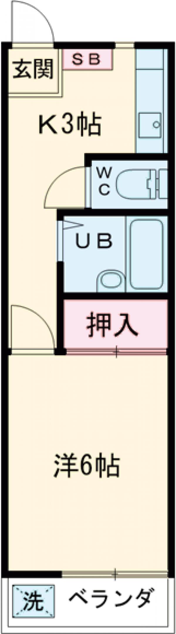 パールハイツの間取り