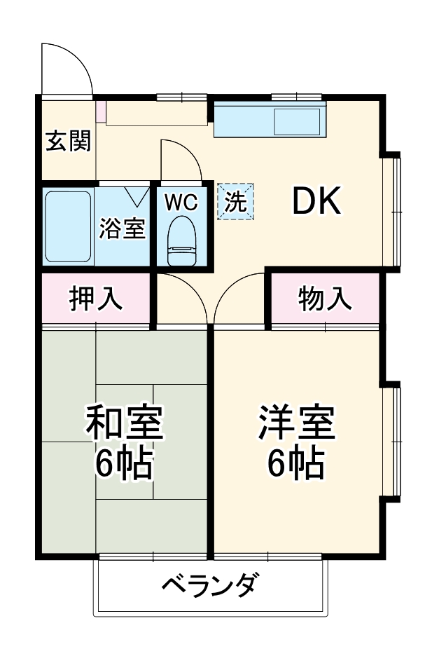 クレドール王子台の間取り