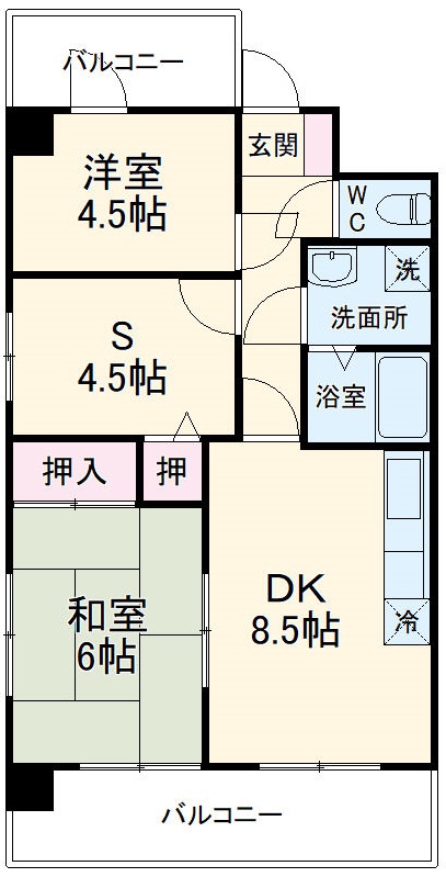 トーレ・アチェ・イーの間取り