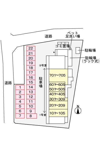 18/26 駐車場
