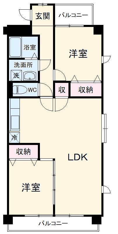 ピアレス高畑の間取り