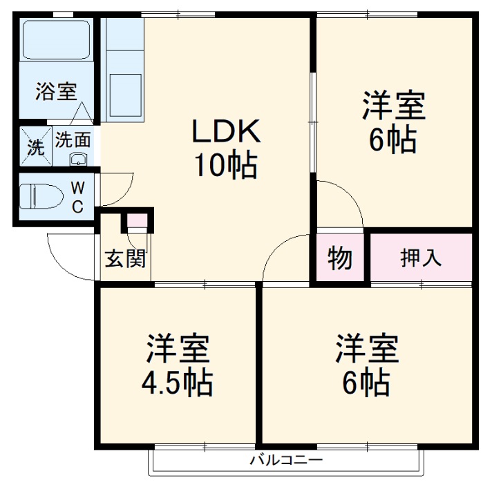 すみよさ荘の間取り