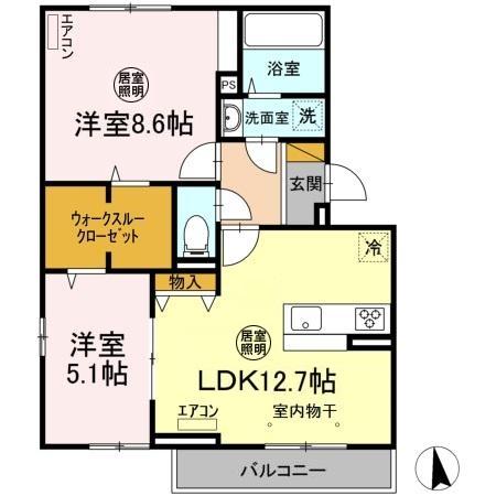 ウィステリアの間取り