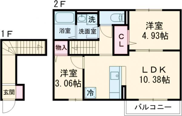 エクセリア北烏山の間取り