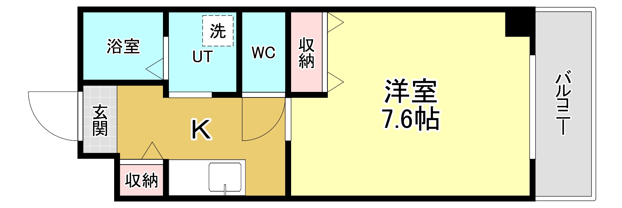 ROYAL QUEENS PARK江坂の間取り