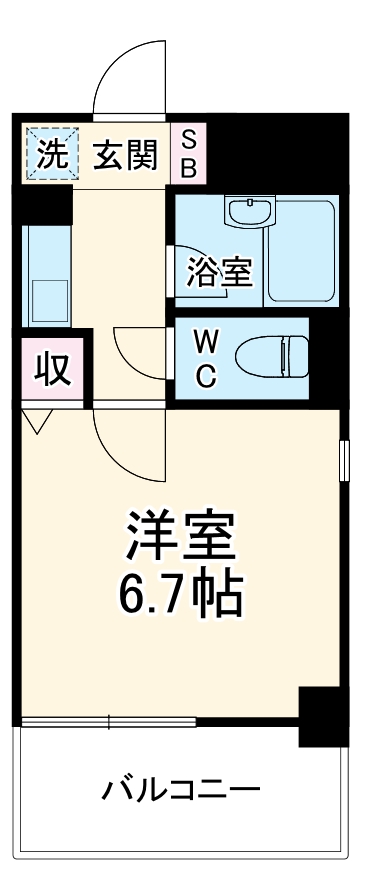 サンイースト江坂の間取り
