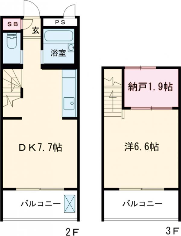 ピュアハウス経堂の間取り
