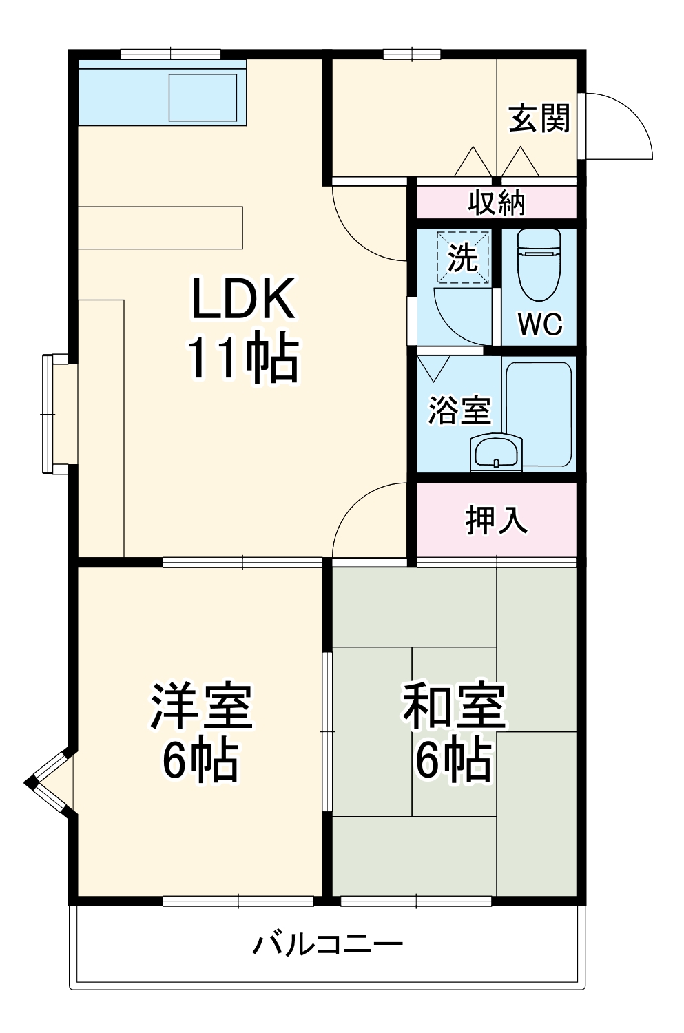 Sパビリオン佐鳴台の間取り
