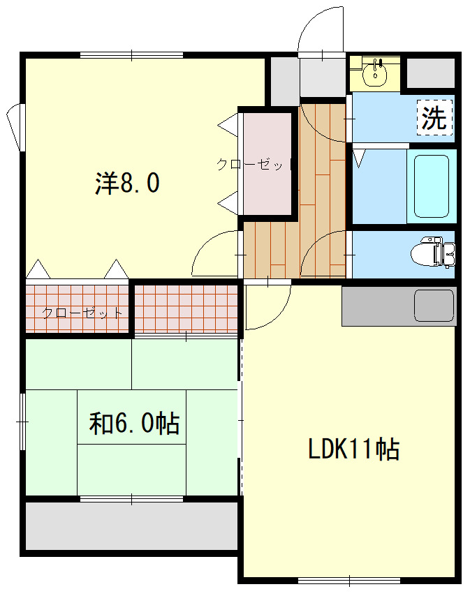 オーベルジュ葵の間取り