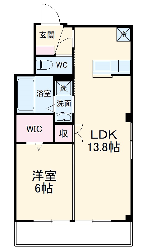 ベラーノ溝の口の間取り