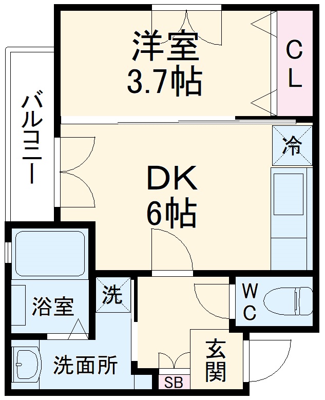 Village Hashimotoの間取り