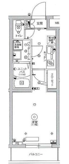 スカイコートパレス駒沢大学Ⅱの間取り