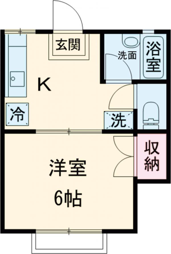シティハイムNAKADAの間取り