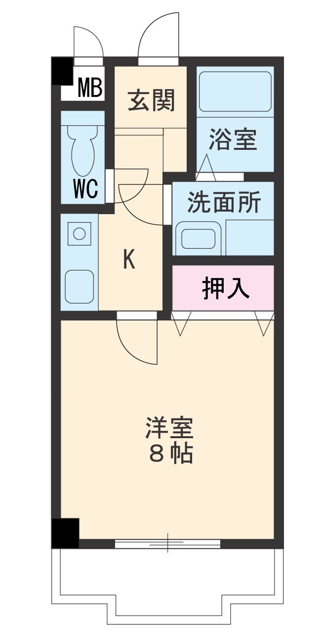 セレーノ西尾A・Bの間取り