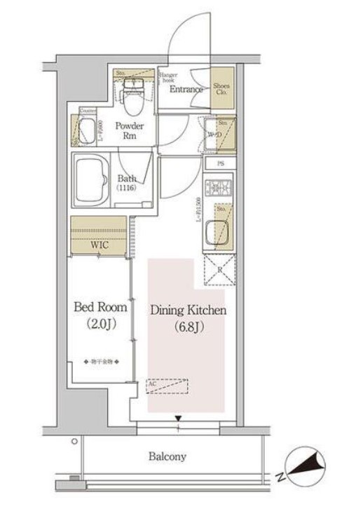 アーバネックス両国の間取り