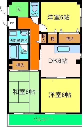 ルミエールマゴジⅣの間取り