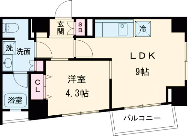 ソラーニ目黒不動前の間取り