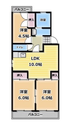 ロイアルまさやの間取り
