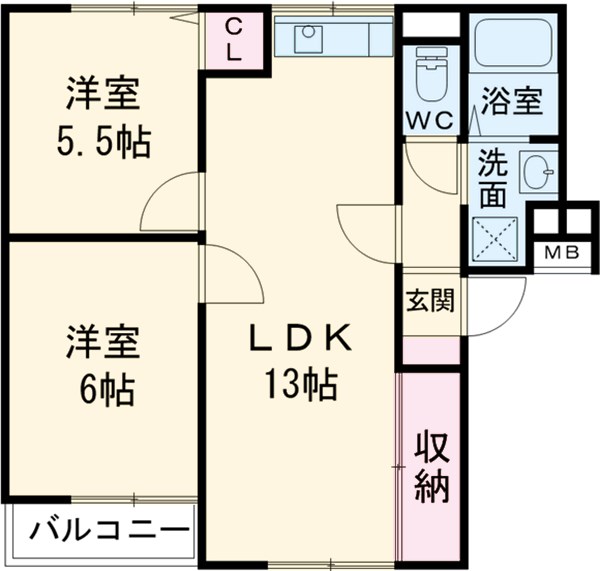 コトー座間の間取り