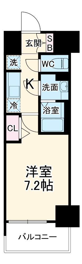 プレサンス新栄リベラの間取り