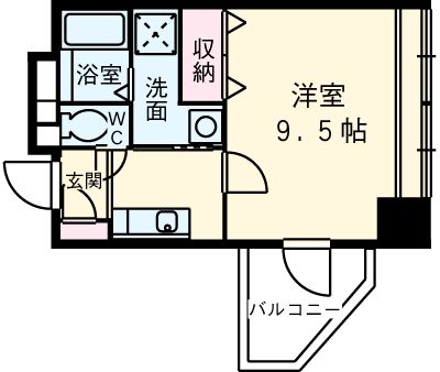 メルヴェイユKYの間取り
