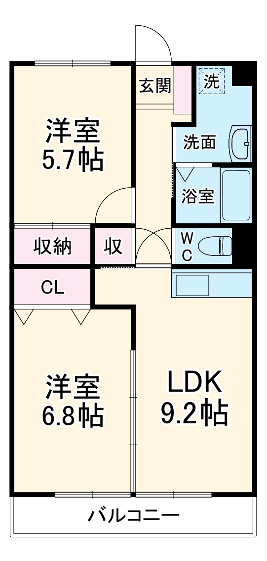 グランシャリオの間取り