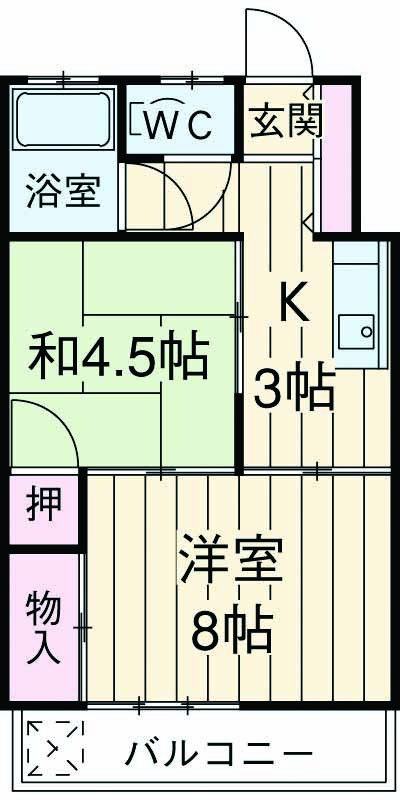 東和マンションの間取り