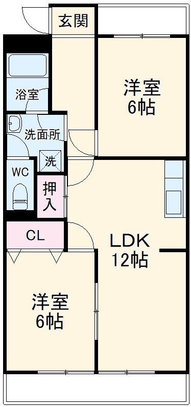 フォーシーズン御幸山の間取り