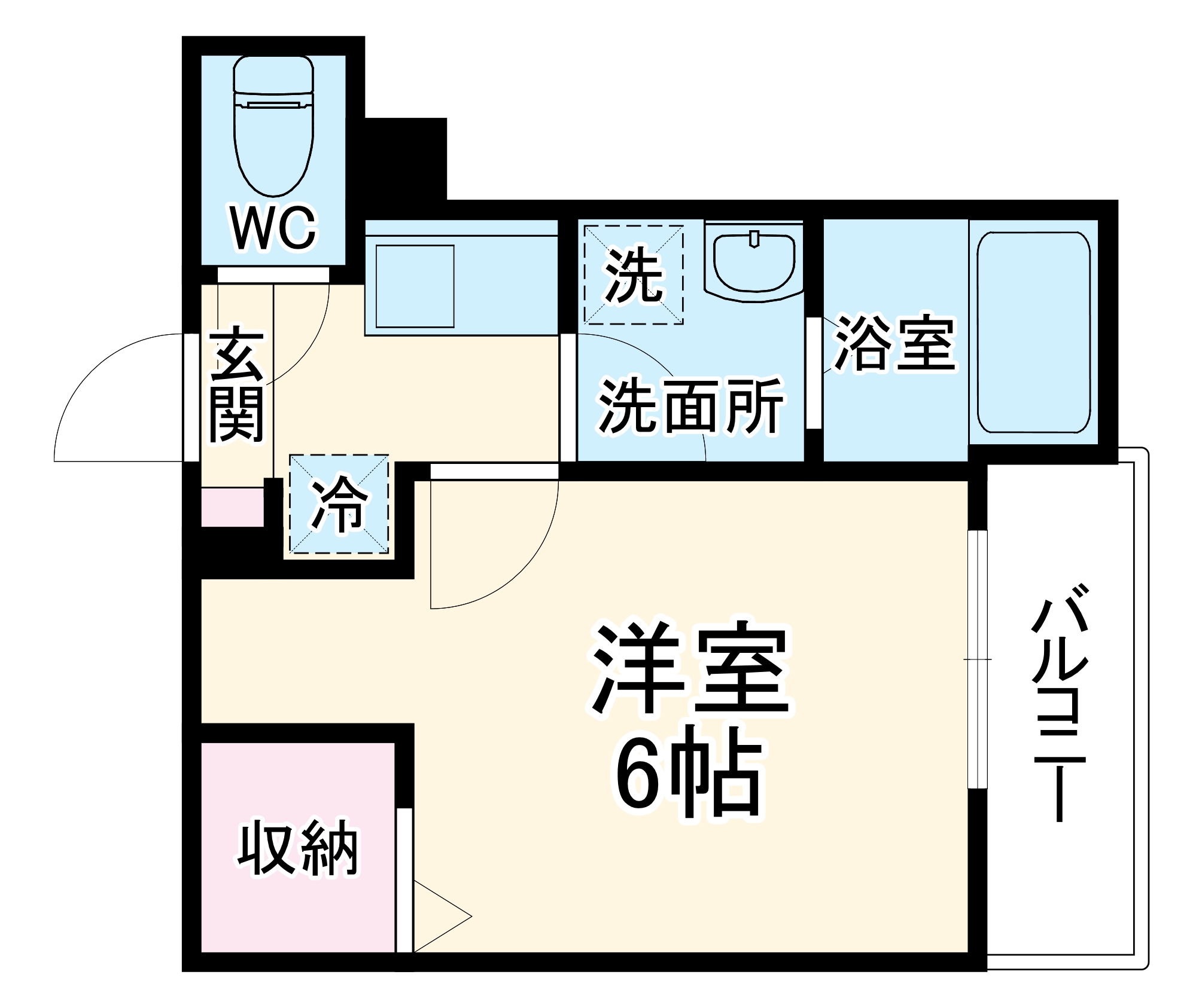 MELDIA八千代台北1丁目Bの間取り