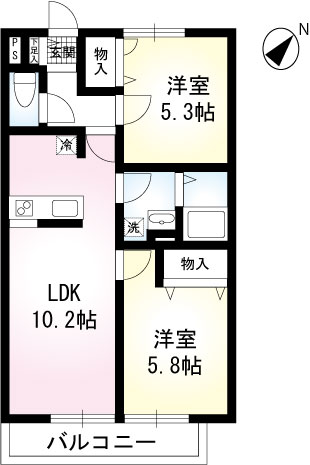 フィオーレの間取り