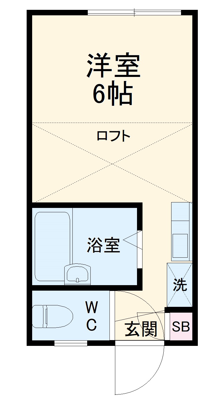 パンシオンの間取り