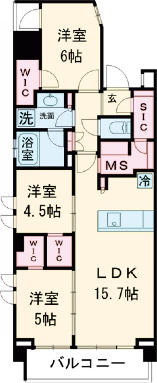 ライトテラス世田谷砧の間取り