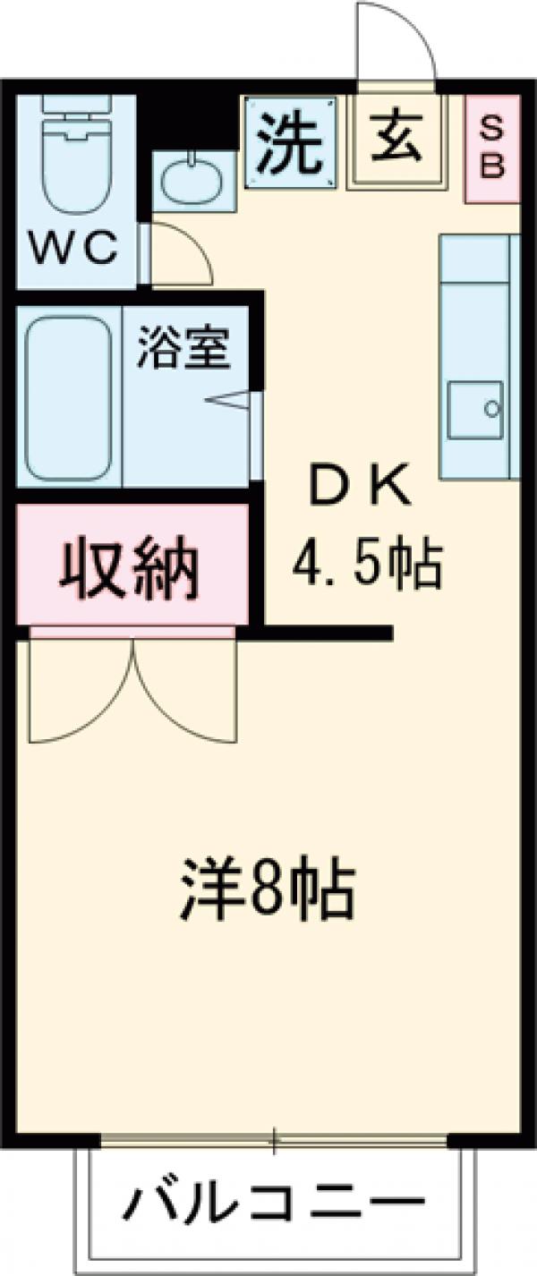 メゾンクレールの間取り