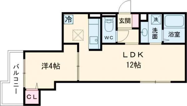 エクセリア徳丸Ⅰの間取り