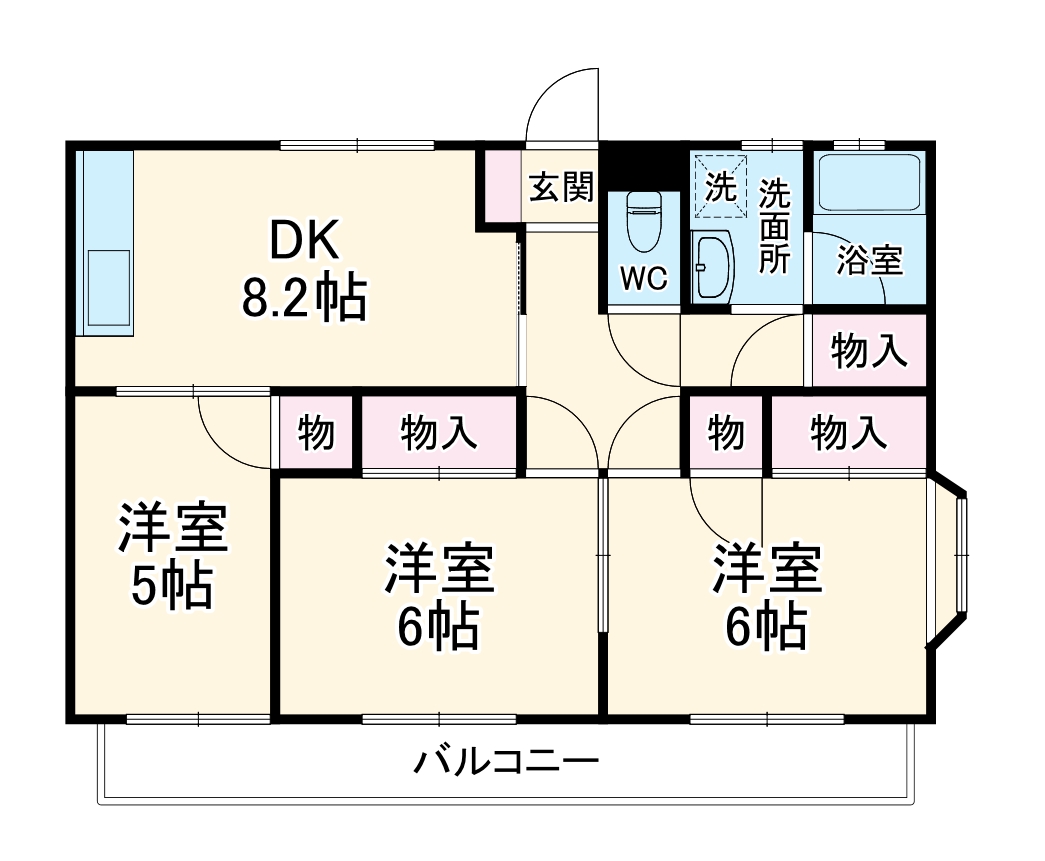フロンティアの間取り