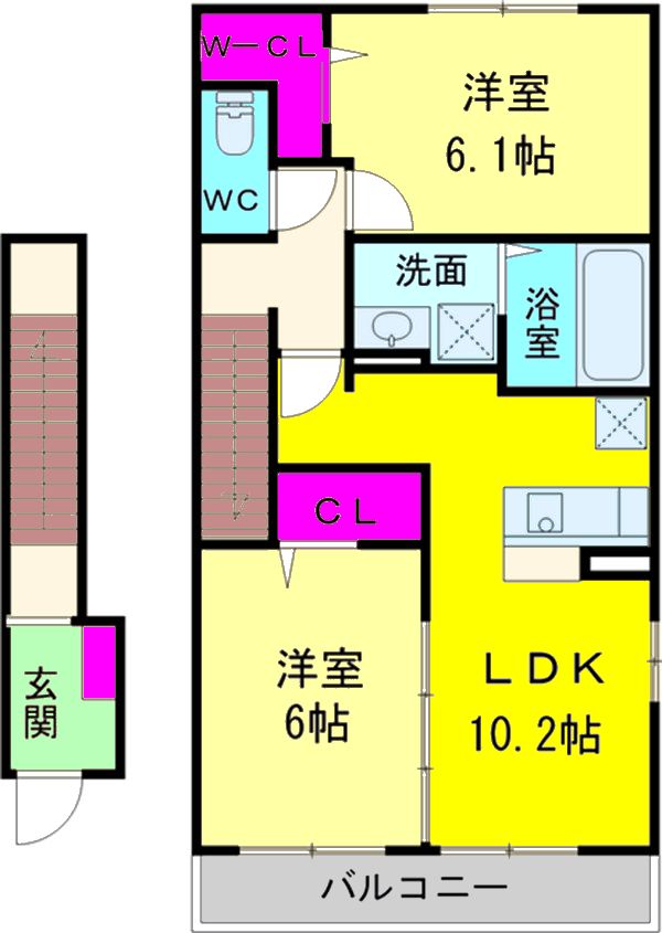 エスポワールの間取り