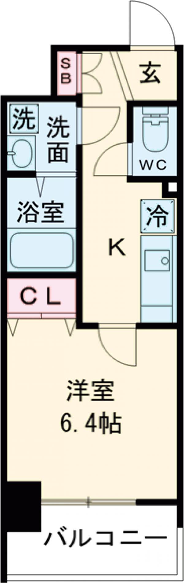 エスジーコート大塚駅前の間取り