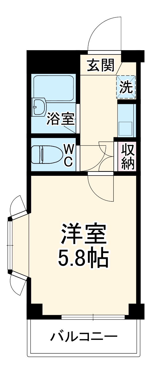 ルミエール生田の間取り