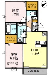 アロサールⅡの間取り