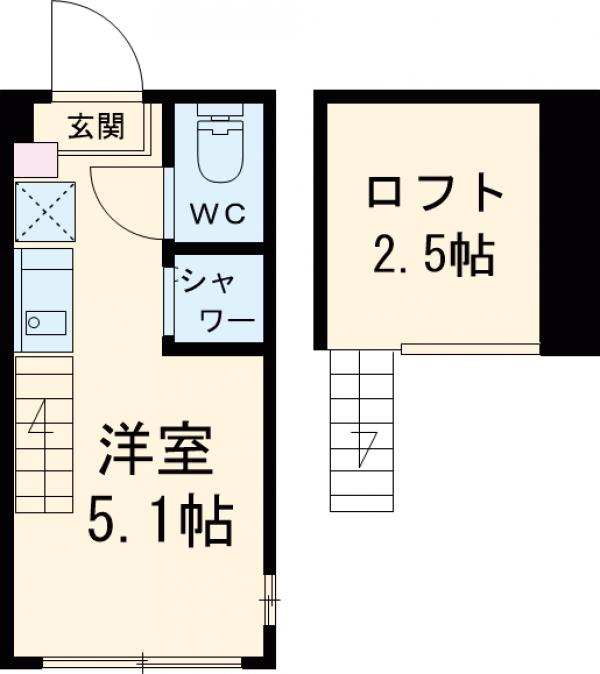 ハーモニーテラス西荻南の間取り