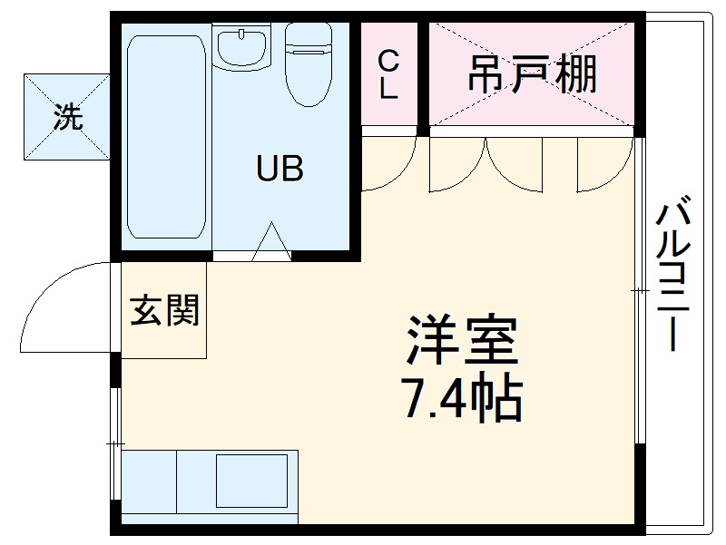 コーポすずらんの間取り