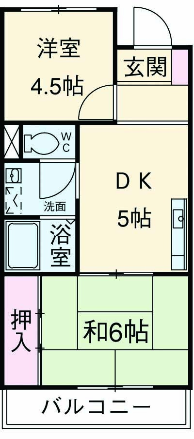 ロイヤルコーポ忠岡の間取り