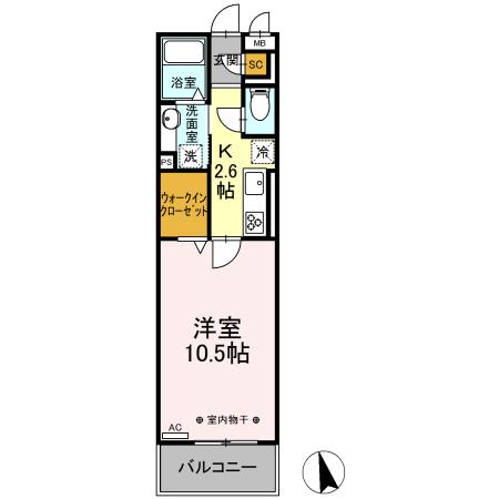 フォンターナ刈谷の間取り