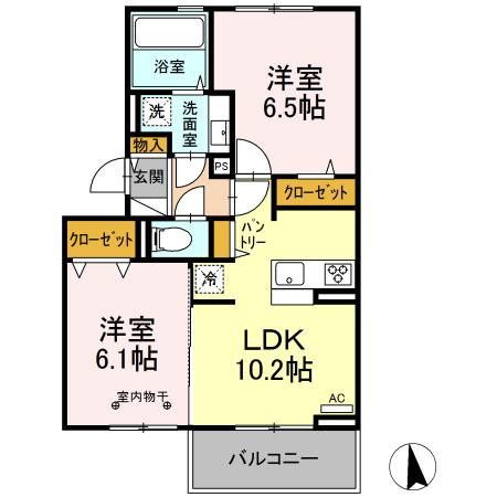 メイユール宮塚の間取り