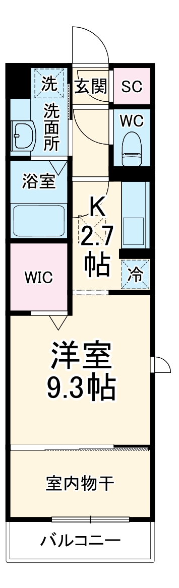 クレール馬橋の間取り