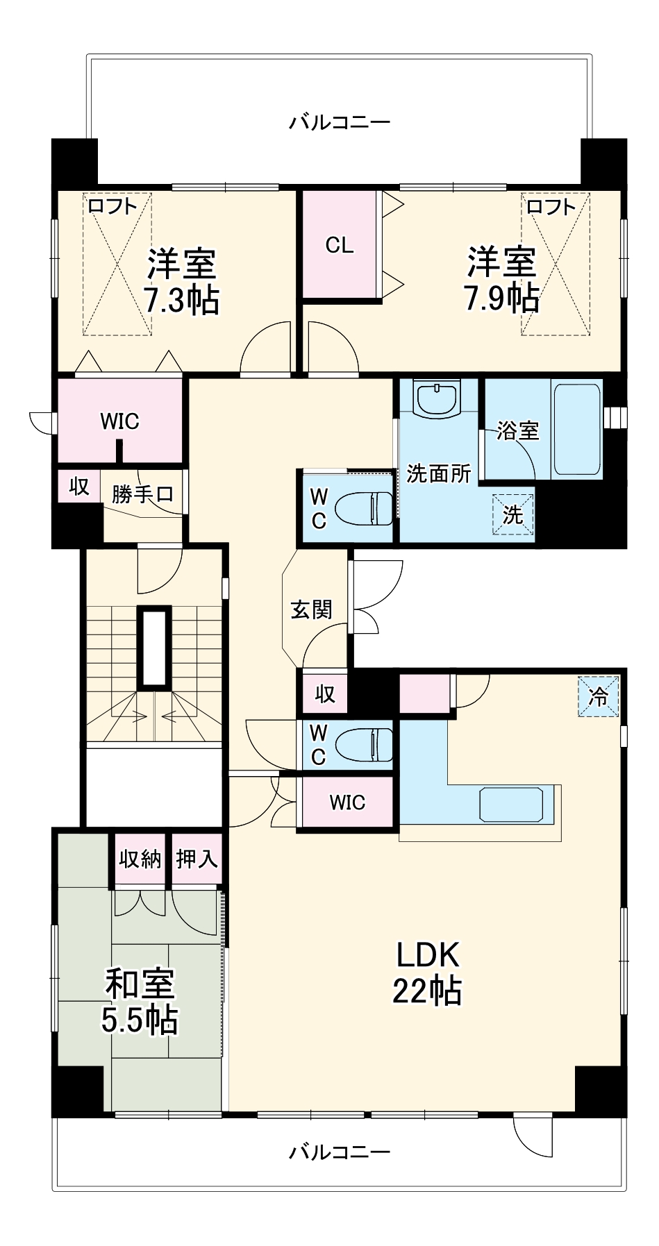 新鎌スカイタワーの間取り