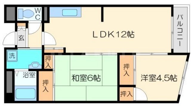 サンラフィーネの間取り